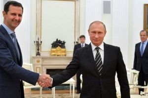 دیدار پوتین با بشار اسد در سوچی