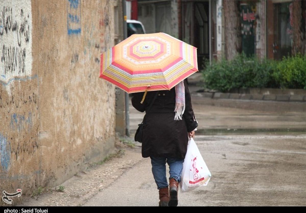 بارش باران بهاری در خراسان شمالی به روایت تصویر