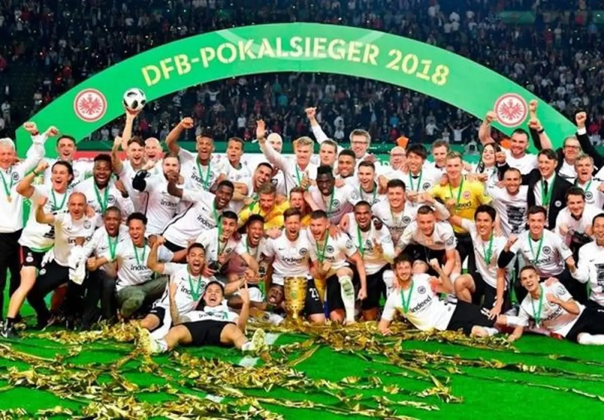 قهرمانی اینتراخت فرانکفورت در جام حذفی آلمان از دریچه دوربین