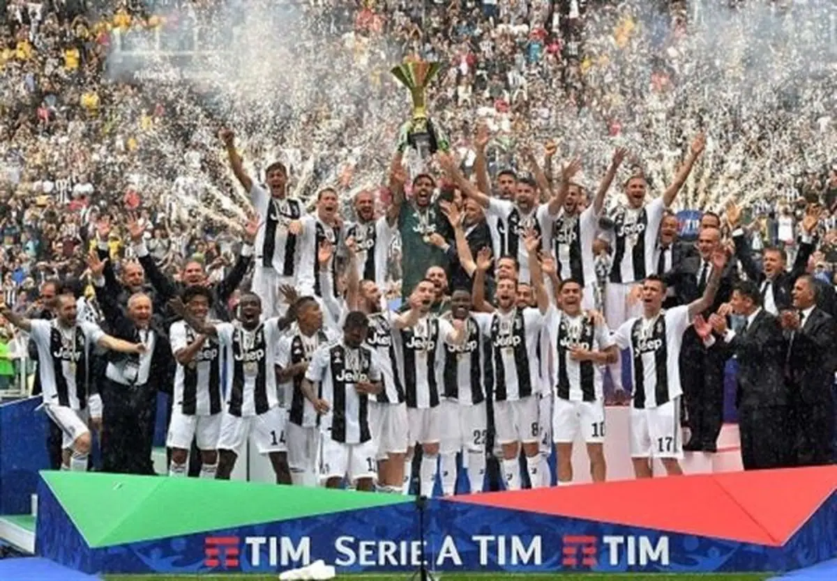 جشن قهرمانی یوونتوس و خداحافظی احساسی بوفون از دریچه تصاویر