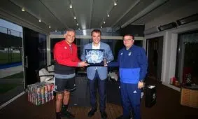 حضور رییس باشگاه بشیکتاش در تمرین تیم ملی (عکس)