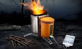 اجاق زغالی‌ای که موبایلتان را شارژ می‌کند +فیلم