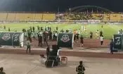 درگیری بازیکنان و کادرفنی شمس‌آذر و آلومینیوم اراک