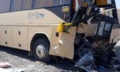 تصادف هولناک اتوبوس دانش آموزان یزدی با کامیون/ وضعیت مصدومان و جزییات