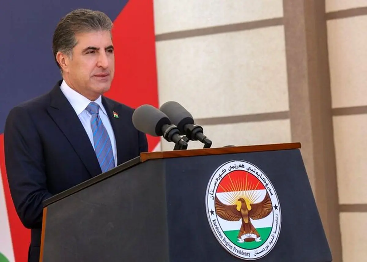 پیام تسلیت نیچروان بارزانی به دولت و ملت ایران
