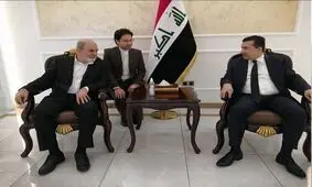  دبیر شورای عالی امنیت ملی ایران دلایلی که منجر به حملات در اربیل شد را به بغداد اعلام می‌کند