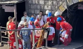 ۱۳ نفر دیگر در داخل تونل معدن طبس محبوس هستند/ ویدئو