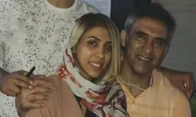 تیپ متفاوت احمدرضا عابدزاده به همراه دختر و دامادش
