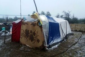 زندگی در چادر هم در گیلان هم در ساوه