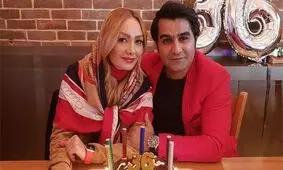 جشن تولد بازیگر معروف زن در یک رستوران!