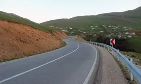 وضعیت نامطلوب یکی از زیباترین جاده های کشور
