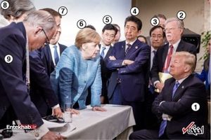 عکسی فراموش نشدنی: سران اروپا در مقابل ترامپ با گارد بسته