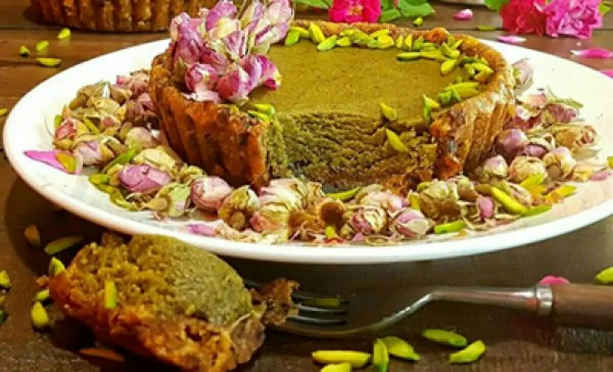  طرز تهیه تارت خرما با حلوا پسته مخصوص ماه رمضان
