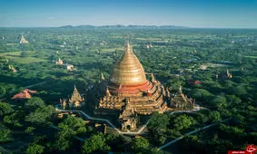 عکس‌های هوایی خیره‌کننده از معابد بودایی