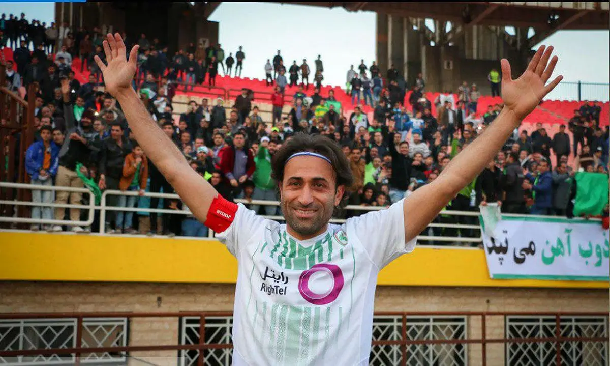 "مهدی رجب زاده" از فوتبال خداحافظی کرد