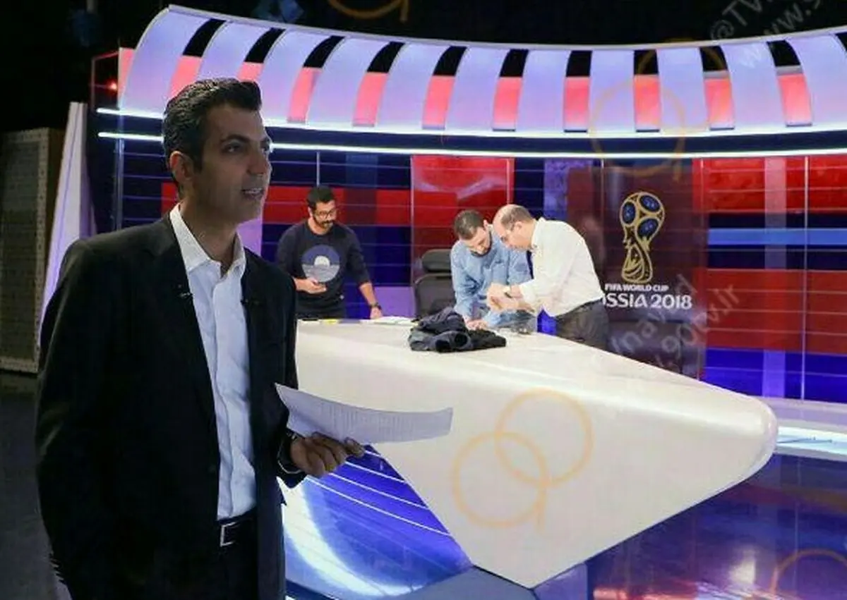 ترکیدن پرژکتور در برنامه فردوسی پور