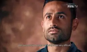 مصاحبه امید ابراهیمی با دوربین فیفا در مورد بازی با اسپانیا