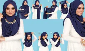 مدل های جدید بستن شال و روسری+آموزش تصویری