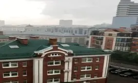 بارش باران در کازان، شهر میزبان مسابقه ایران-اسپانیا