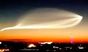 رویت نور عجیب در آسمان روسیه