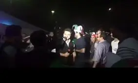 مصاحبه دوربین صدا و سیما با هوادار خانوم