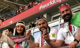 حضور «بهنام بانی» و «لیندا کیانی» در استادیوم!