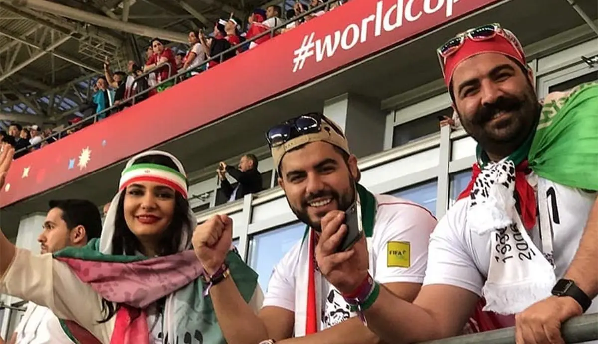 حضور «بهنام بانی» و «لیندا کیانی» در استادیوم!