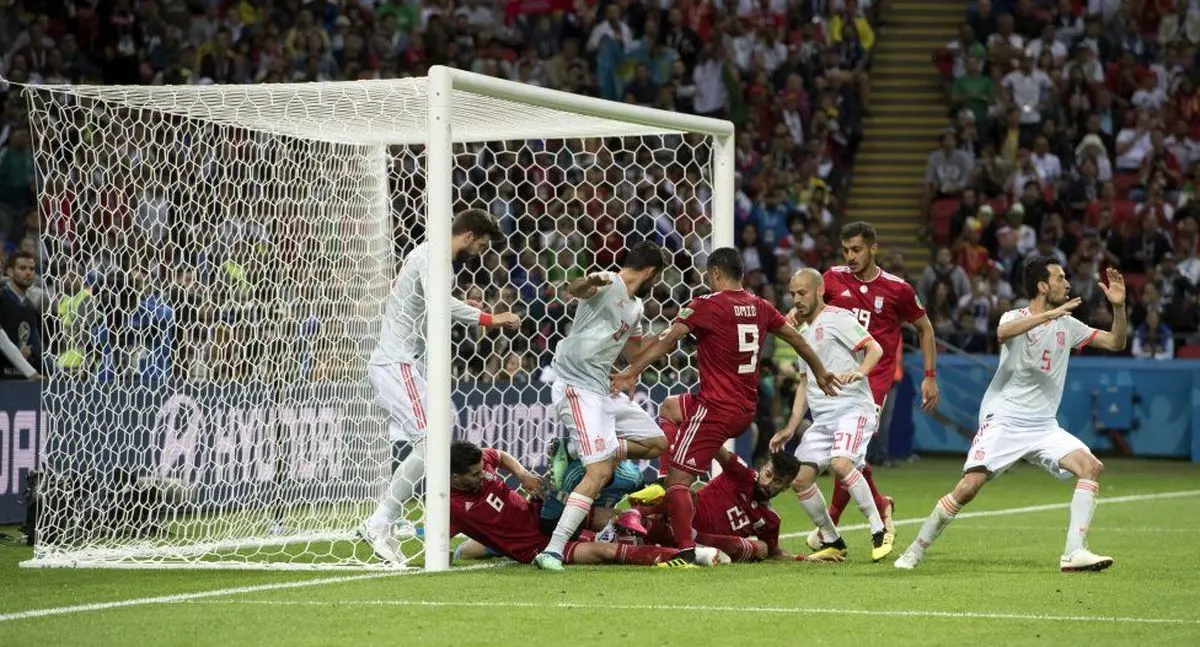 نمره سایت بی‌بی‌سی اسپورت به بازیکنان ایران پس از بازی اسپانیا