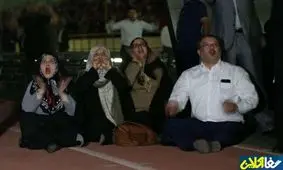 عکسی متفاوت از 4 نماینده در استادیوم آزادی