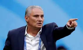 مصدومیت سرمربی برزیل پس از گل کوتینیو!