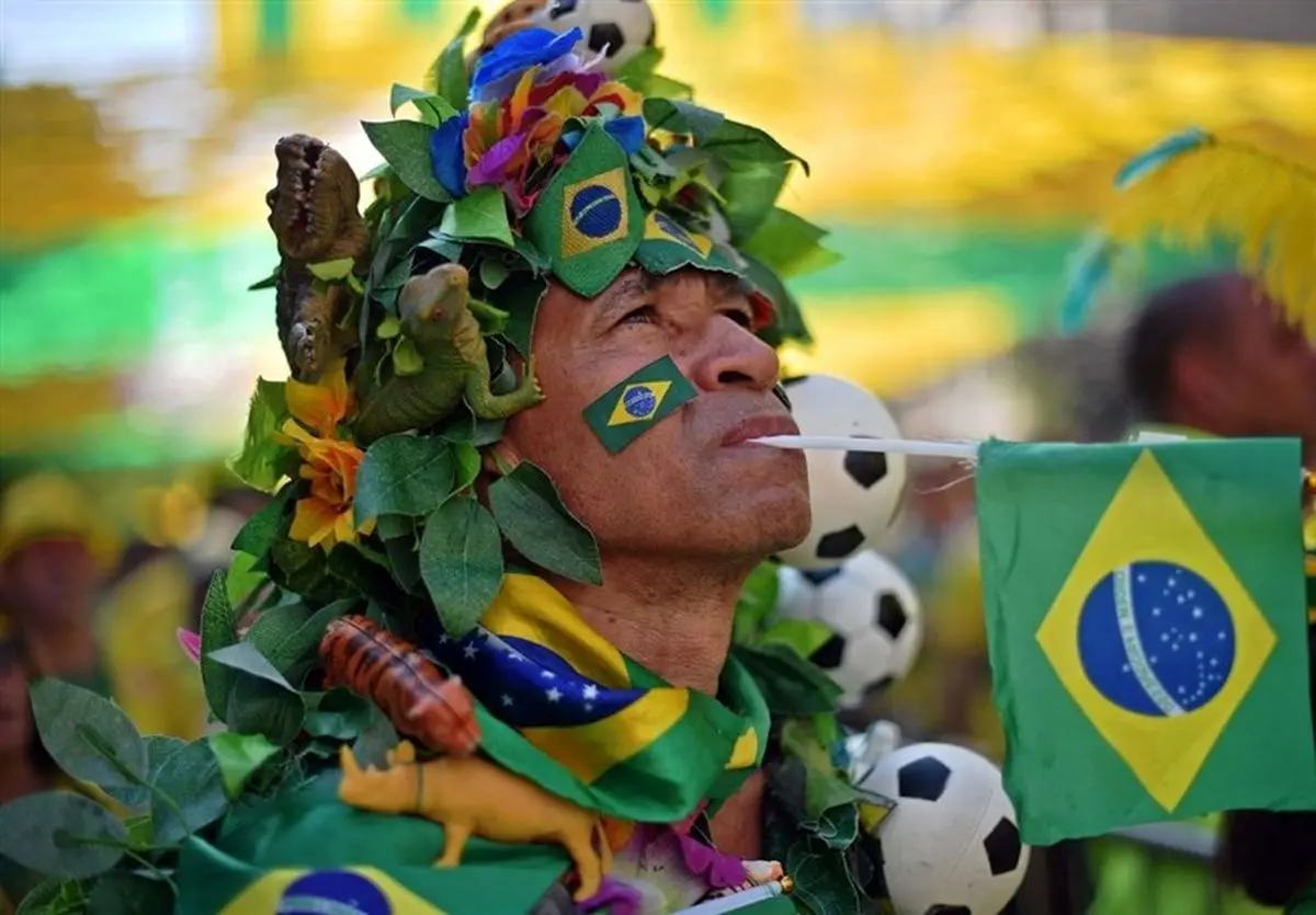 رنگارنگ‌ترین هواداران فوتبال در روسیه