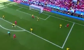 گل دوم تونس به بلژیک