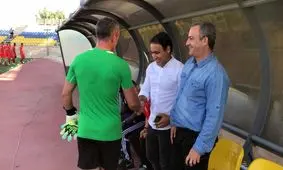 حضور مهدی مهدوی کیا در تمرین پرسپولیس و دیدار با برانکو