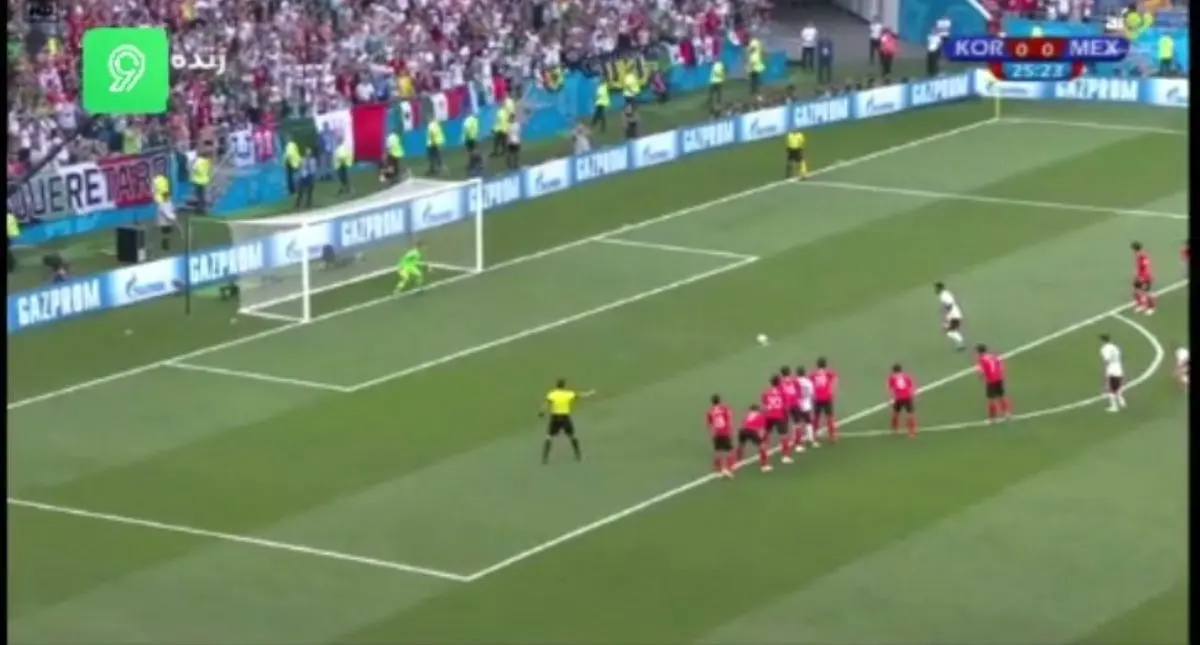 گل اول مکزیک به کره جنوبی