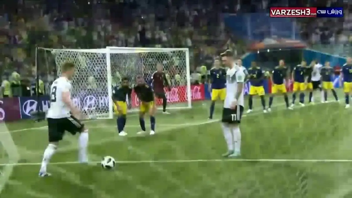 سوپر گل سه امتیازی تونی کروس به سوئد