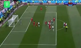 گل اول انگلیس به پاناما