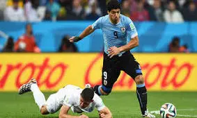 گل سوم برای اروگوئه