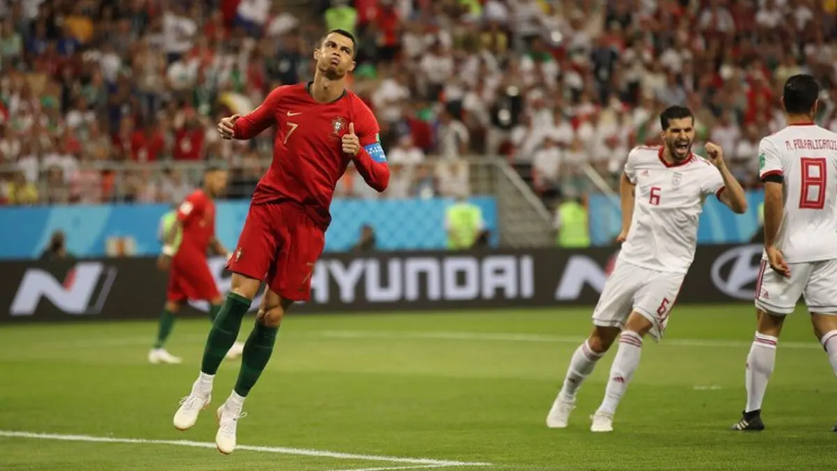نمرات بازیکنان ایران و پرتغال پس از پایان نیمه اول