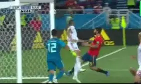 موقعیت خطرناک اسپانیا روی دروازه مراکش دقیقه 61