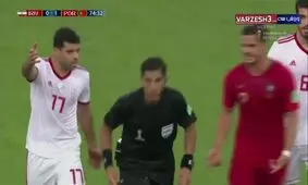 صحنه مشکوک به پنالتی برای ایران
