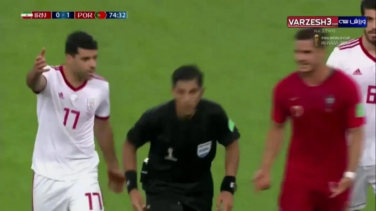 صحنه مشکوک به پنالتی برای ایران
