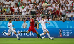 نمرات بازیکنان ایران و پرتغال پس از پایان بازی ایران - پرتغال