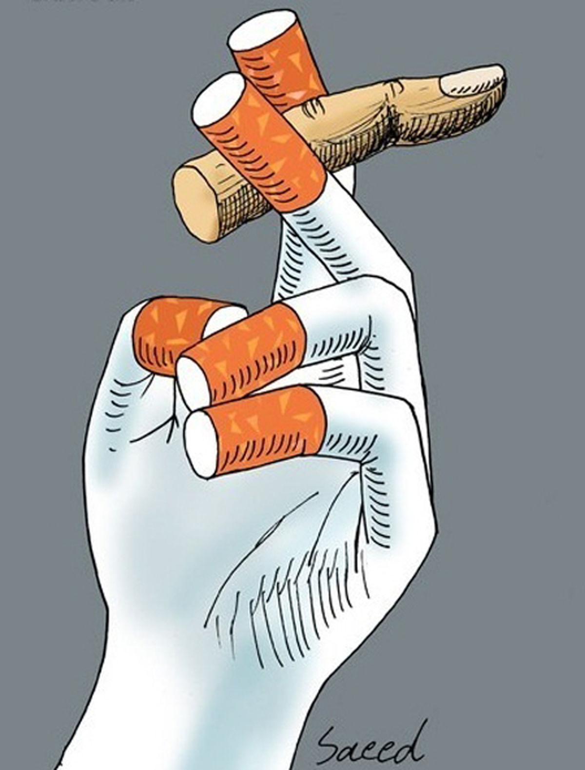 کاریکاتور اعتیاد به مواد مخدر