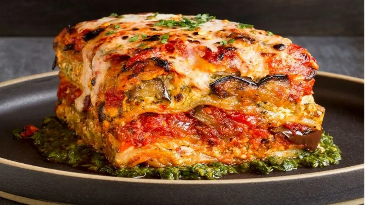 طرز تهیه لازانیا سبزیجات با آرام پز