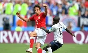 بهترین بازیکن دیدار فرانسه و دانمارک انتخاب شد