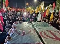 پیکر ۲ شهید امنیت در مشهد تشییع شد/ ویدئو