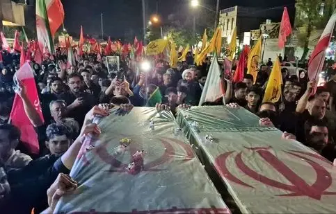 پیکر ۲ شهید امنیت در مشهد تشییع شد/ ویدئو