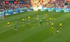 گل اول سوئد به مکزیک