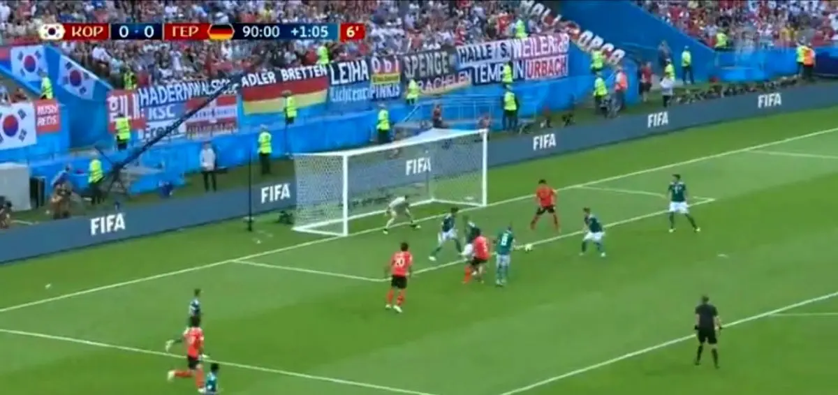 گل اول کره جنوبی به آلمان