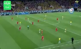 گل اول برزیل به صربستان